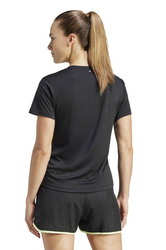 RUN IT TEE Black Women's Short Sleeve T-Shirt