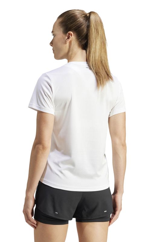 RUN IT TEE White Women's Short Sleeve T-Shirt