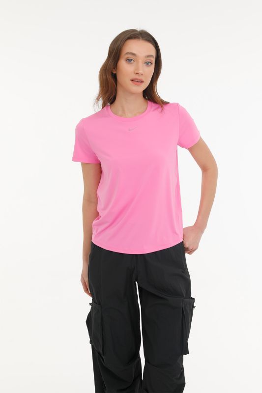 W NK ONE CLASSIC DF SS TO Pink Women's Short Sleeve T-Shirt