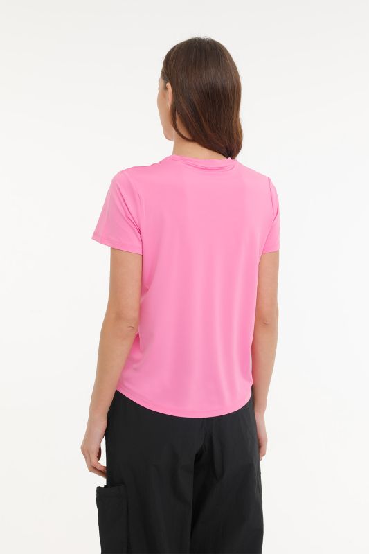 W NK ONE CLASSIC DF SS TO Pink Women's Short Sleeve T-Shirt