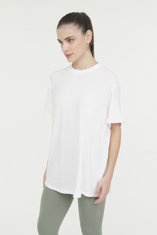 W NK ONE RELAXED DF SS TO White Women's Short Sleeve T-Shirt