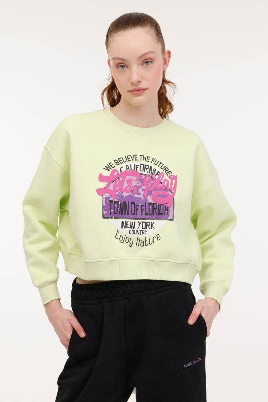 WL BONNI 16SS507 4PR Yellow Women's Sweatshirt