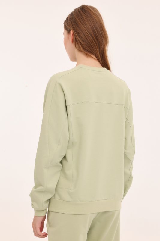 W-GIOVE C NECK SWT 4PR Green Women's Sweatshirt