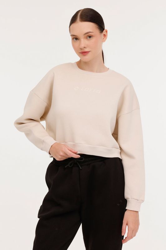 W-LEBLANC C NECK SWT 4PR Beige Women's Sweatshirt