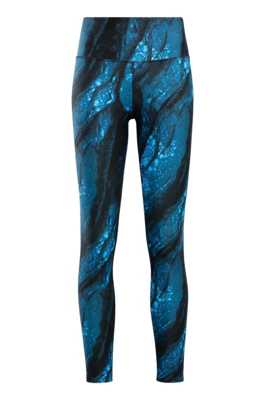 LUX BOLD AOP TIGHT Blue Women's Leggings