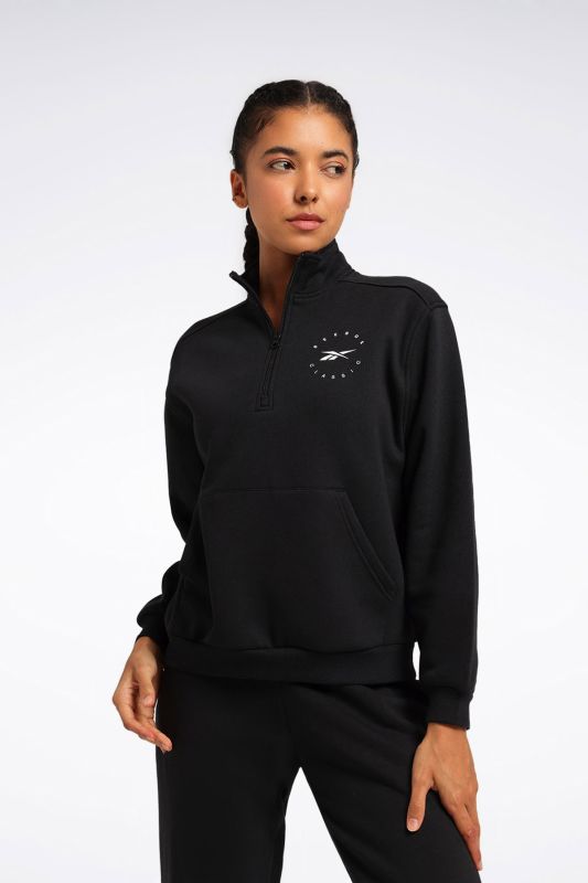 Q3 IDE FLEECE MIDLAYER Black Women's Sweatshirt