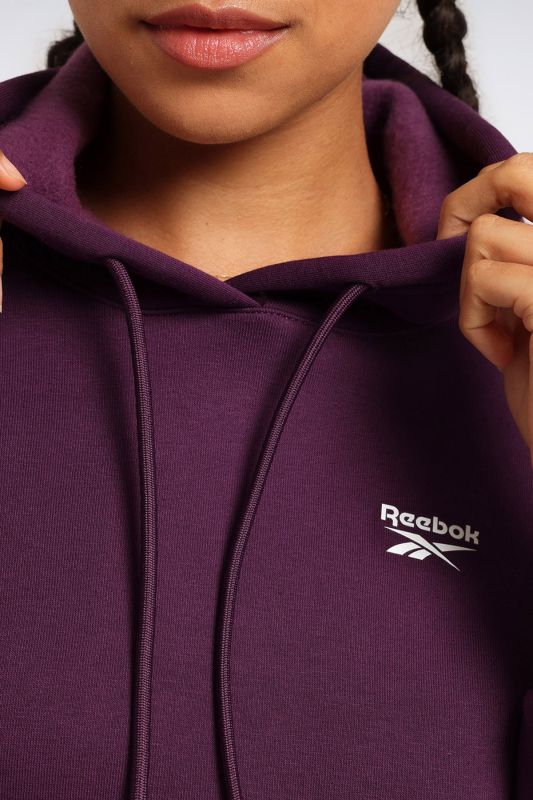 RI SL FLEECE HOODIE Purple Women's Sweatshirt