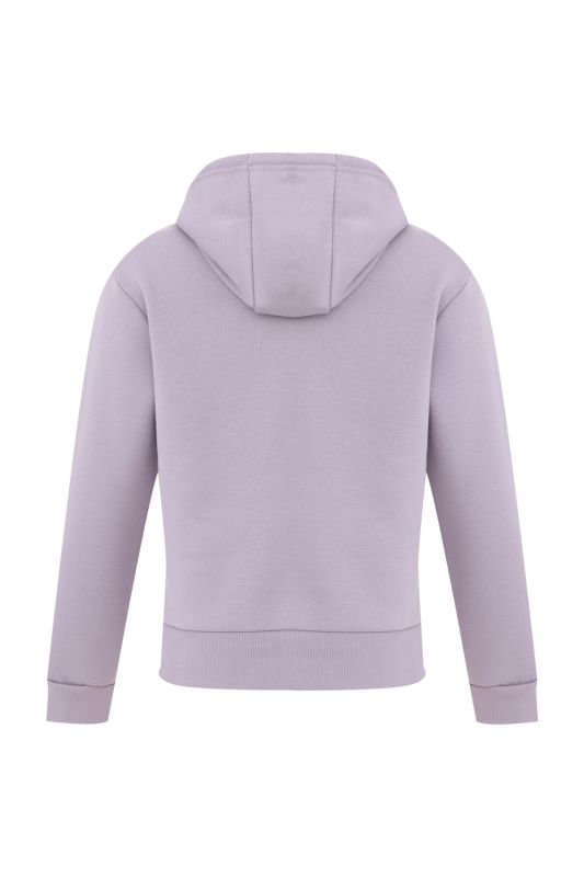 RI BL FLEECE HOODIE Lilac Women's Sweatshirt