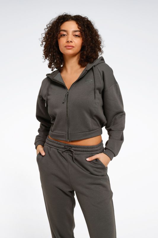 MESH FZ HOODIE Anthracite Women's Tracksuit