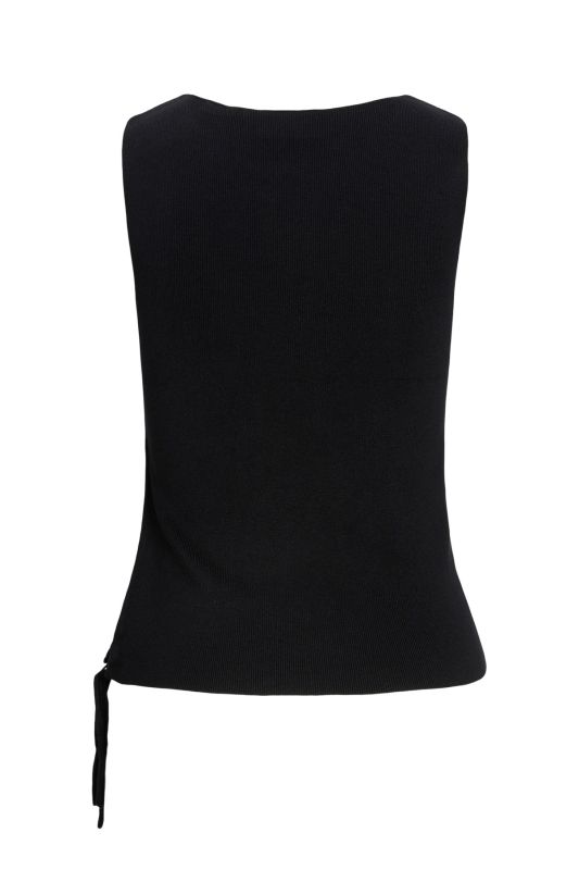 JXDAHLIA TOP KNIT Black Women's Tank Top