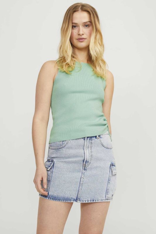 JXDAHLIA TOP KNIT Green Women's Tank Top