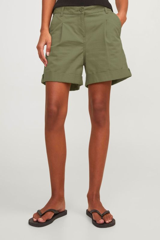 JXMADDY RLX CTN HW SHORTS Green Women's Shorts