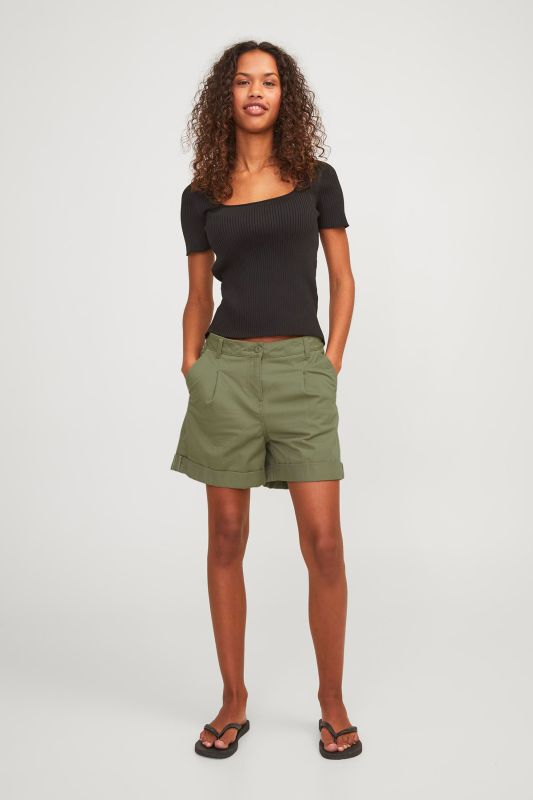 JXMADDY RLX CTN HW SHORTS Green Women's Shorts