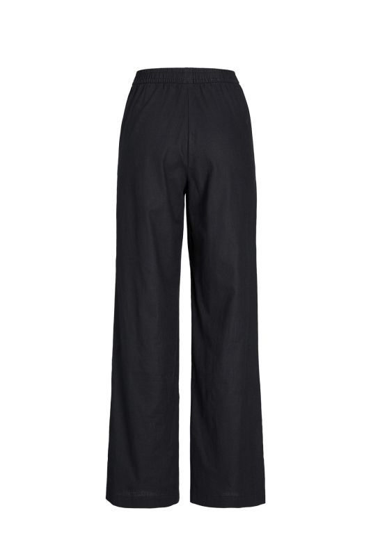 JXPOPPY LINEN HW PANT PNT Black Women's Pants