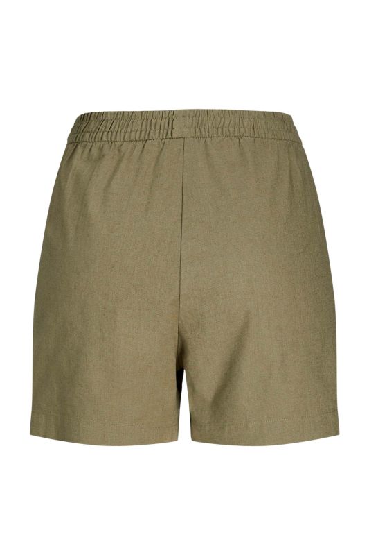 JXPOPPY LINEN HW SHORTS P Green Women's Shorts