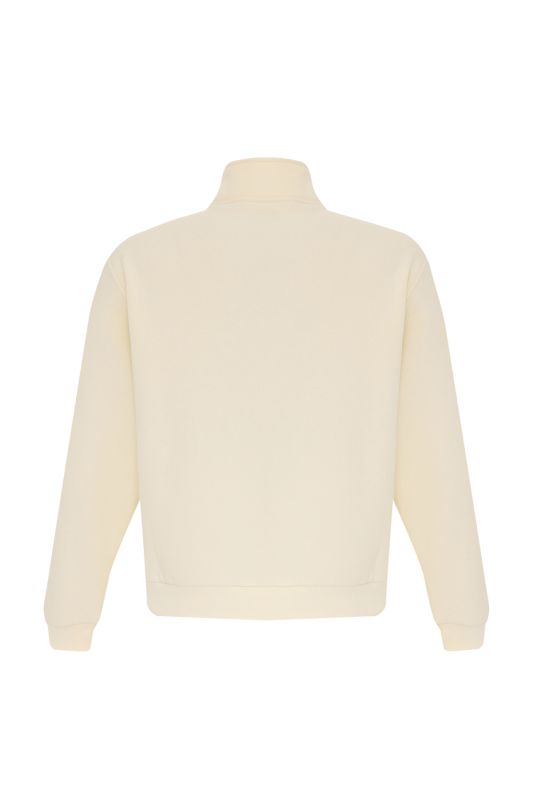 Q3 IDE FLEECE MIDLAYER Beige Women's Sweatshirt