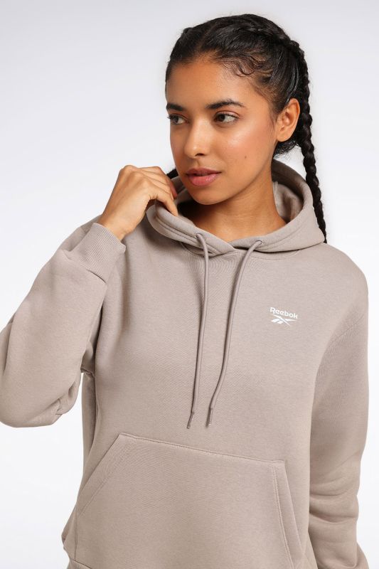 RI SL FLEECE HOODIE Gray Women's Sweatshirt