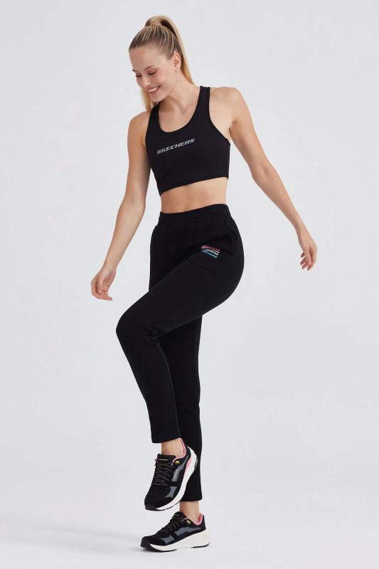 Essential W Slim Sweatpan Black Women's Sweatpants