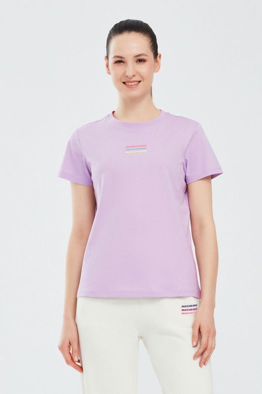 Essential W Short Sleeve Purple Women's Short Sleeve T-Shirt