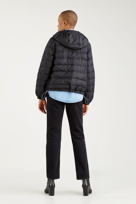 LEVI'S EDIE PACKABLE JACKET CAVI Black Women's Coat