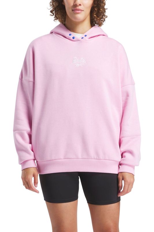 X BARBIE HOODIE Pink Women's Sweatshirt