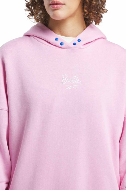 X BARBIE HOODIE Pink Women's Sweatshirt