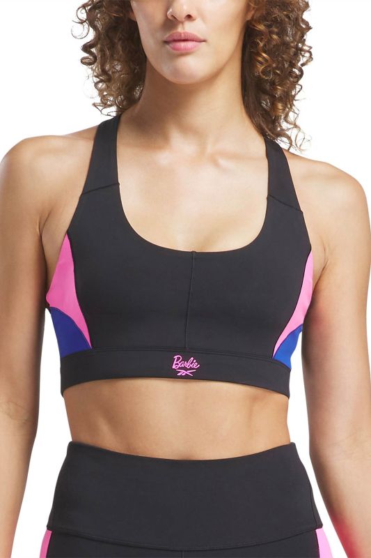 X BARBIE SPORTS BR Black Women's Bra