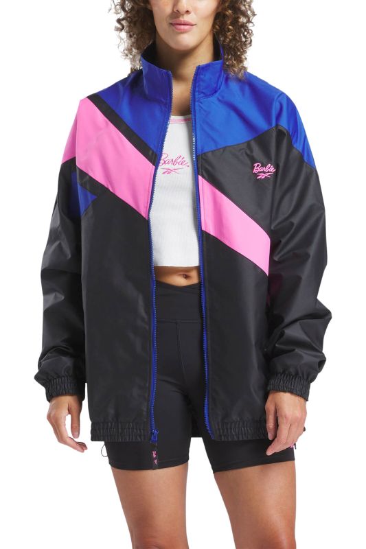 X BARBIE TRACK JAC Black Unisex Jacket