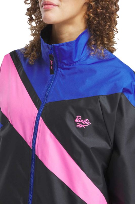 X BARBIE TRACK JAC Black Unisex Jacket