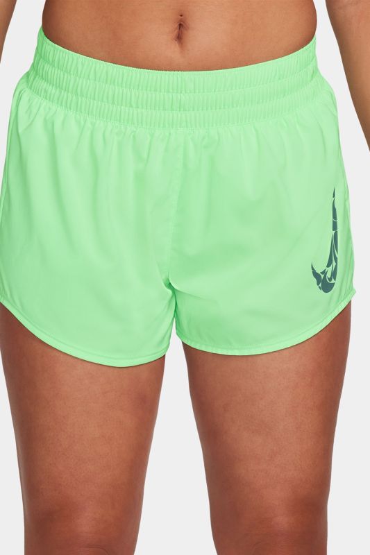 W NK ONE SWSH HBR DF MRBR Green Women's Shorts