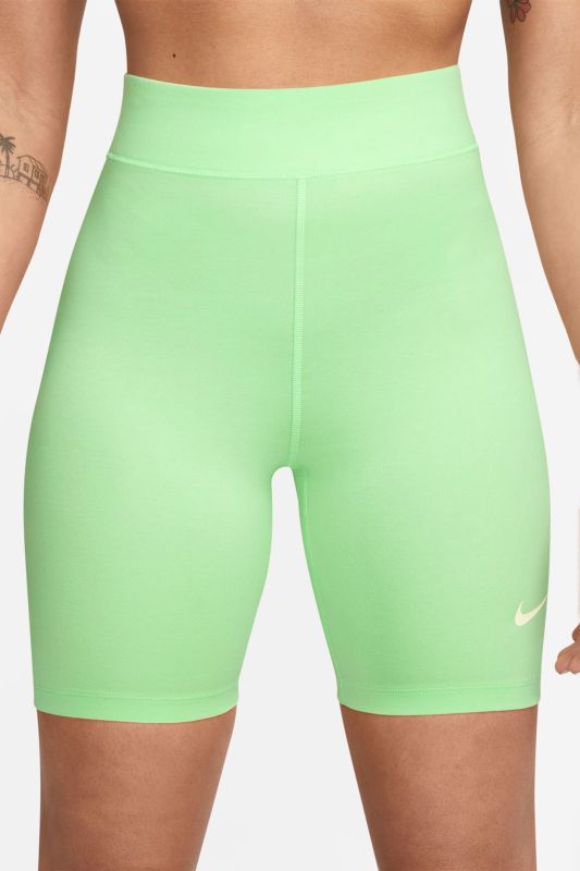 W NSW NK CLSC HR 8IN SHOR Green Women's Leggings