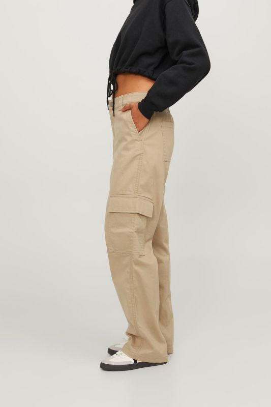 JXKENDAL STRAIGHT CARGO M Beige Women's Pants