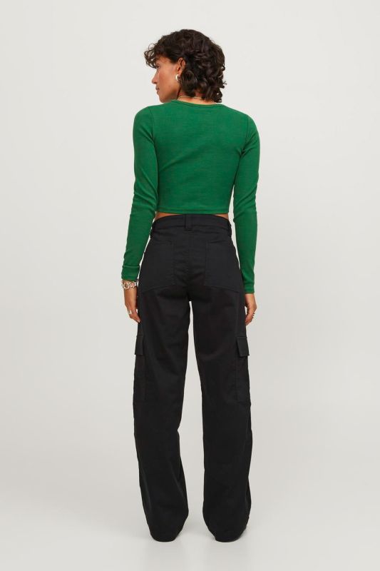 JXKENDAL STRAIGHT CARGO M Black Women's Pants