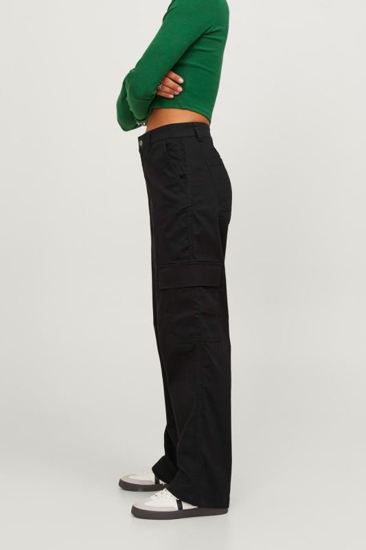 JXKENDAL STRAIGHT CARGO M Black Women's Pants