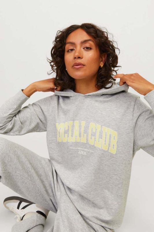 JXAMELIA RLX LS HOOD SWEA A GRI MEL Women's Sweatshirt