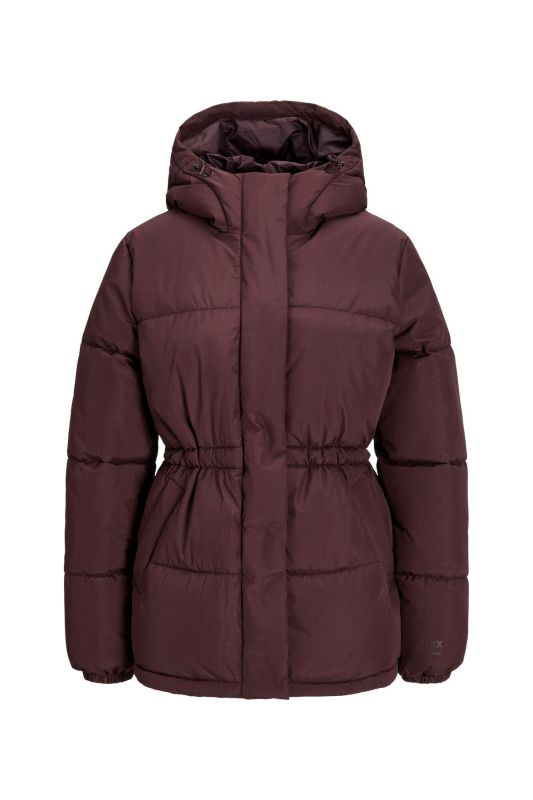 JXWORLD PUFFER JACKET OTW Burgundy Women's Coat