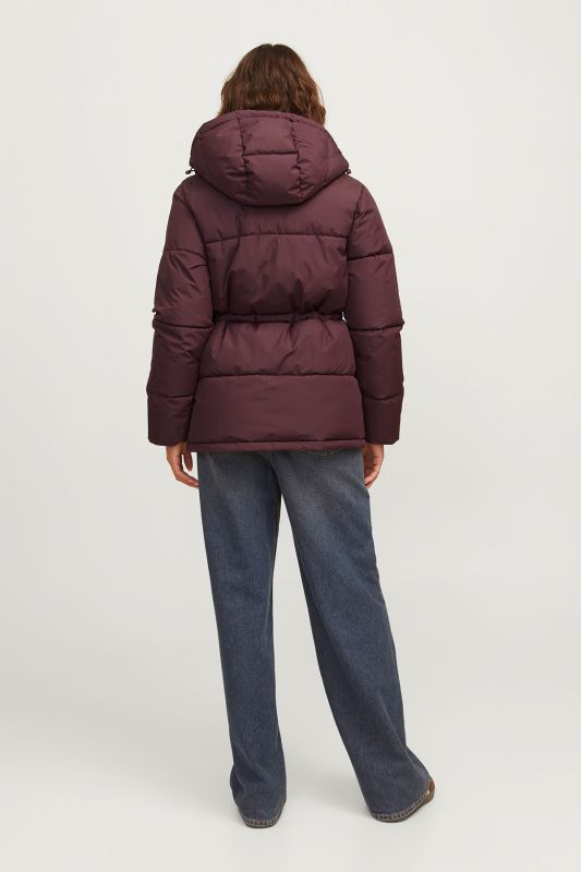 JXWORLD PUFFER JACKET OTW Burgundy Women's Coat