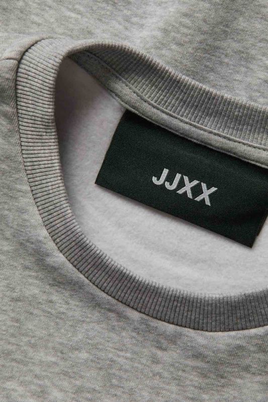 JXMERLE RLX SHORT LS CREW A GRI MEL Women's Sweatshirt