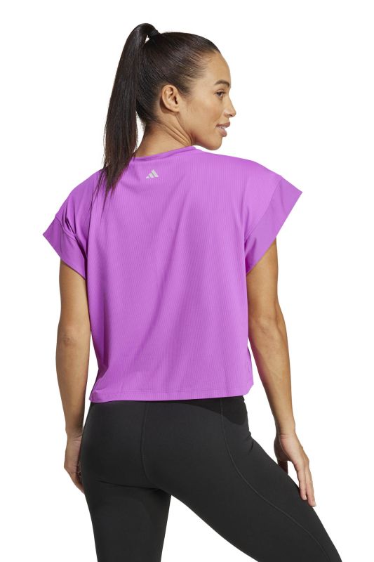 STUDIO T-SHIRT Purple Women's Short Sleeve T-Shirt