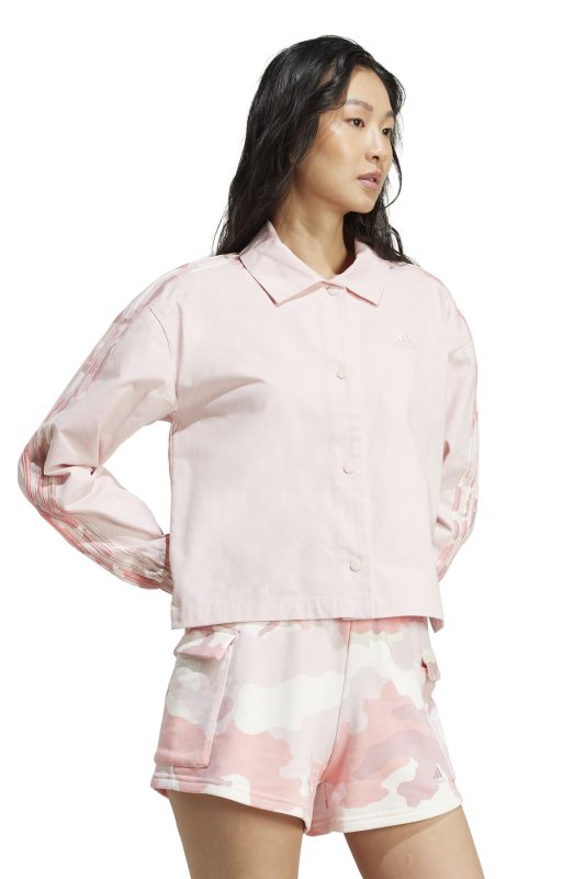 W CAMO 3S C JKT Pink Women's Tracksuit