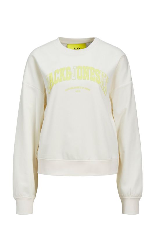 JXAVA RLX LS CREW SWEAT White Women's Sweatshirt