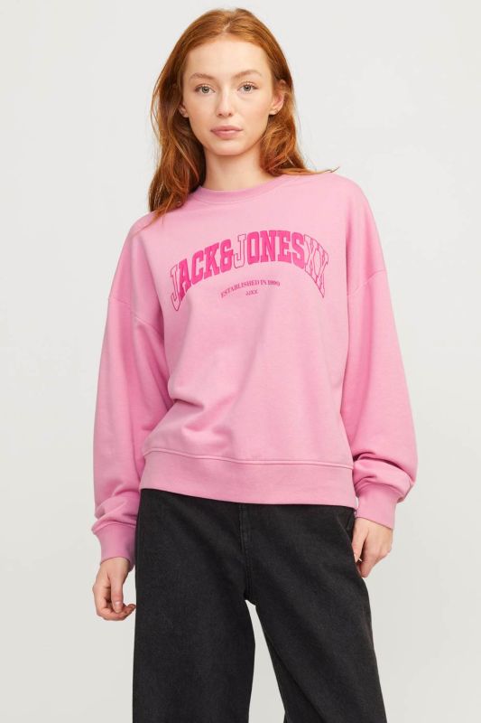 JXAVA RLX LS CREW SWEAT Pink Women's Sweatshirt