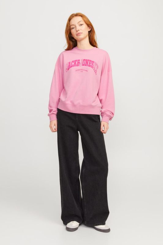 JXAVA RLX LS CREW SWEAT Pink Women's Sweatshirt