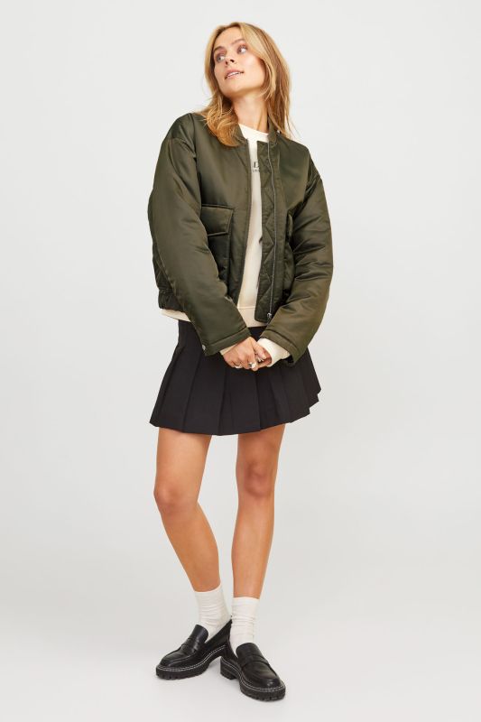 JXCAREN PADDED BOMBER OTW Khaki Women Jacket