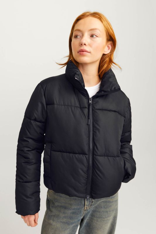 JXSOLVEJ PUFFER JACKET Black Women Coat