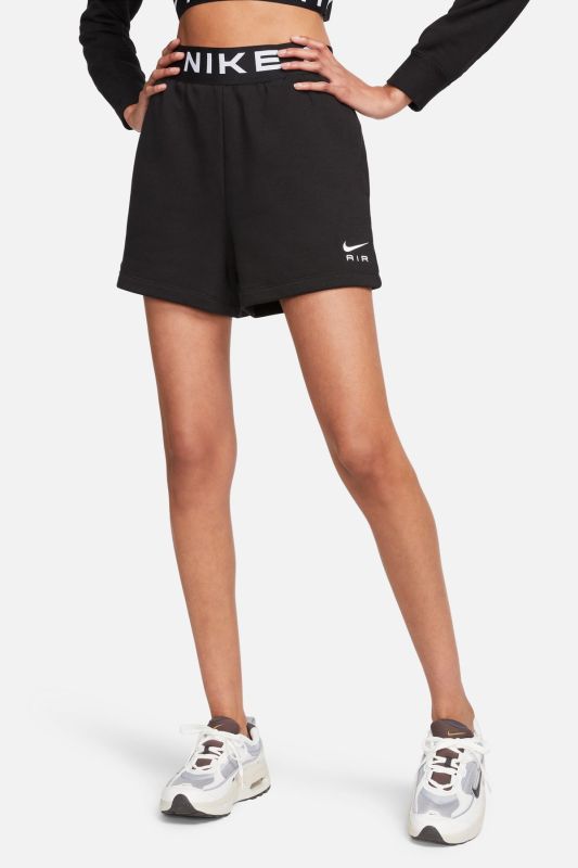 W NSW AIR MR FLC SHORT Black Women's Shorts