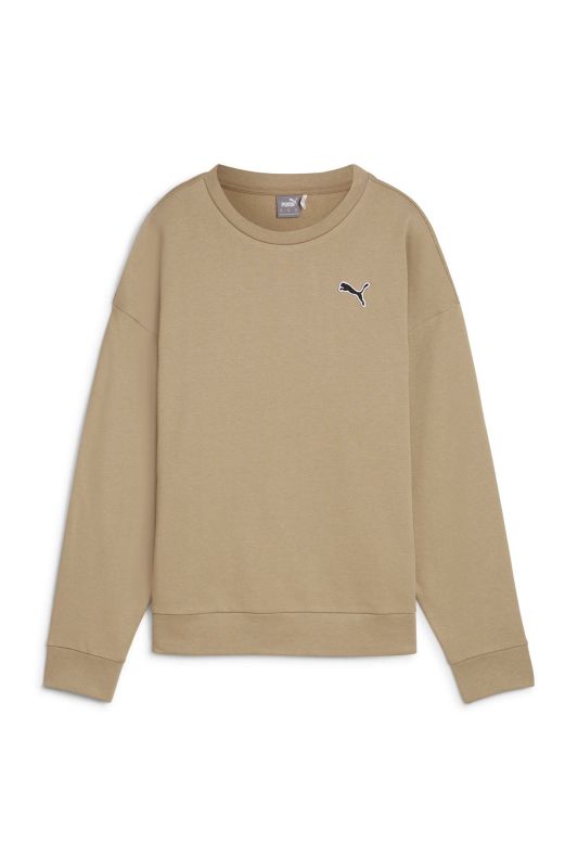 BETTER ESSENTIALS Crew FL Beige Women's Sweatshirt