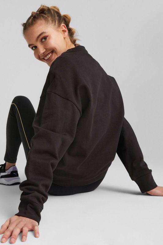 BETTER ESSENTIALS Crew TR Black Women's Sweatshirt