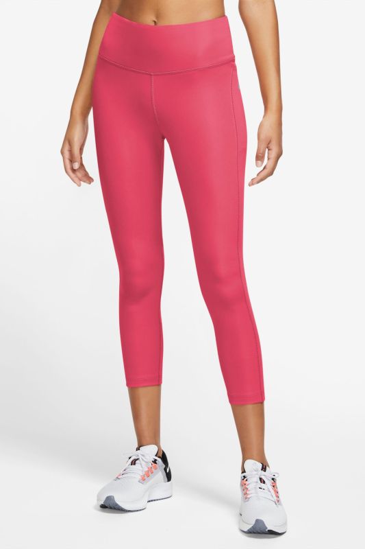 W NK DF FAST CROP Pink Women's Leggings