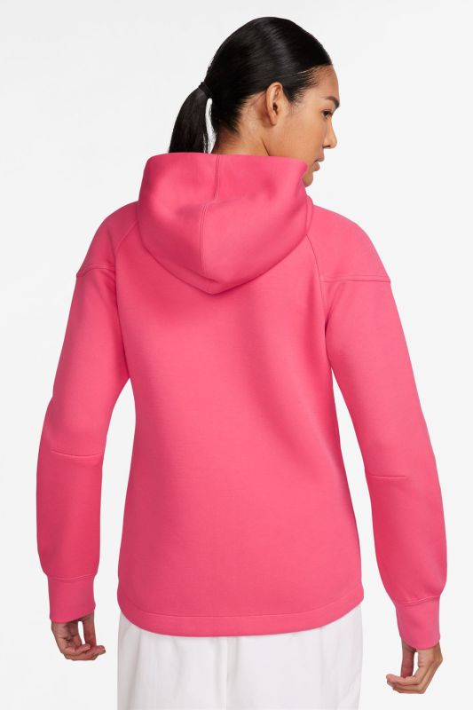 W NSW TCH FLC WR FZ HDY Pink Women's Zipper Sweatshirt